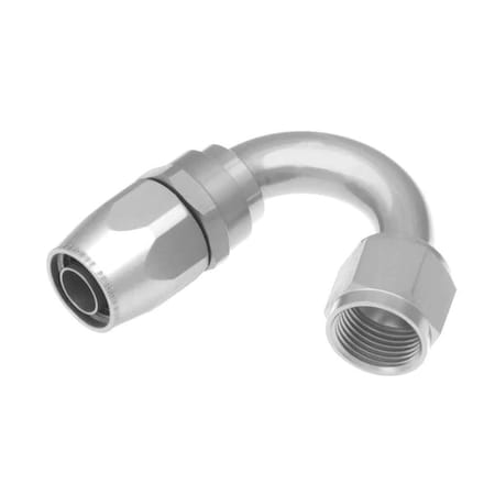 Red Horse Performance -12 150 DEGREE FEMALE ALUMINUM HOSE END - CLEAR 1150-12-5